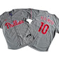 Nike 10# J.T. Realmuto Philadelphia Phillies Away Limited Player Jersey