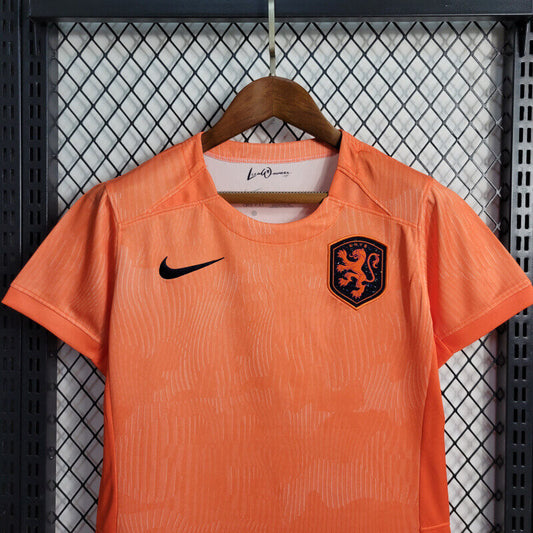 2023 Netherlands Women’s World Cup Women Home Soccer Jersey