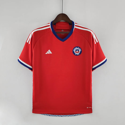 2022 Chile National Team Home Soccer Jersey