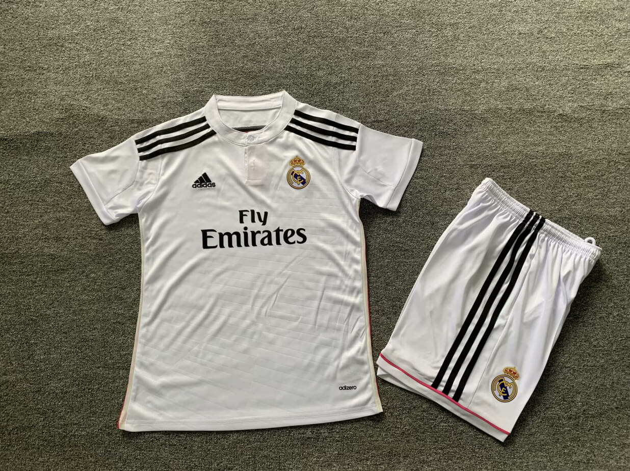 2014/2015 Retro Kids Size Real Madrid Home Soccer Jersey