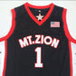 NCAA Mount Zion Christian College No. 1 McGrady Black University Edition Jersey
