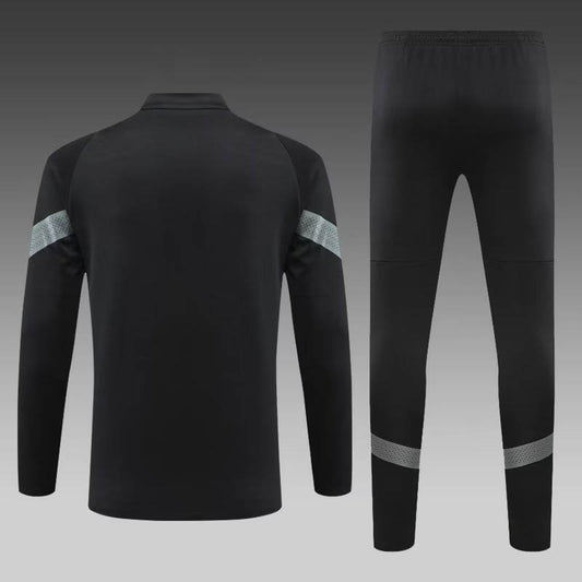 2022/2023 AC Milan Half-Pull Training Suit Black Soccer Jersey 1:1 Thai Quality