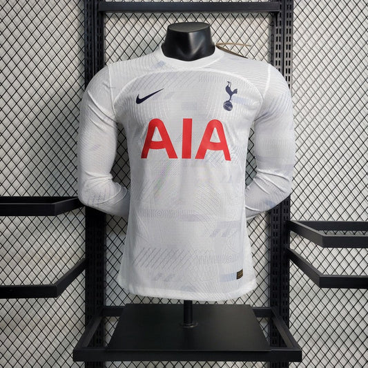 2023/2024 Player Version Long Sleeve Tottenham Home Football Shirt 1:1 Thai Quality