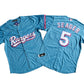 Men's Texas Rangers 5# Corey Seager  Player Jersey