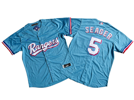 Men's Texas Rangers 5# Corey Seager  Player Jersey