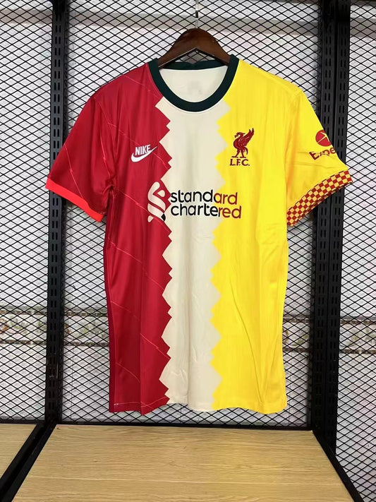 2021/2022 Liverpool 3 IN 1  Soccer Jersey Black  1:1 Thai Quality