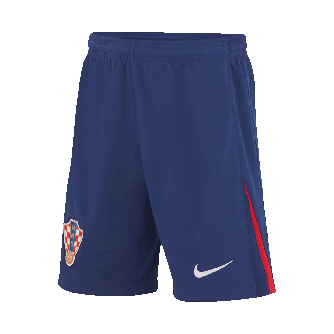 Croatia Away Jersey Kit EURO 2024 Kids(Jersey+Shorts)