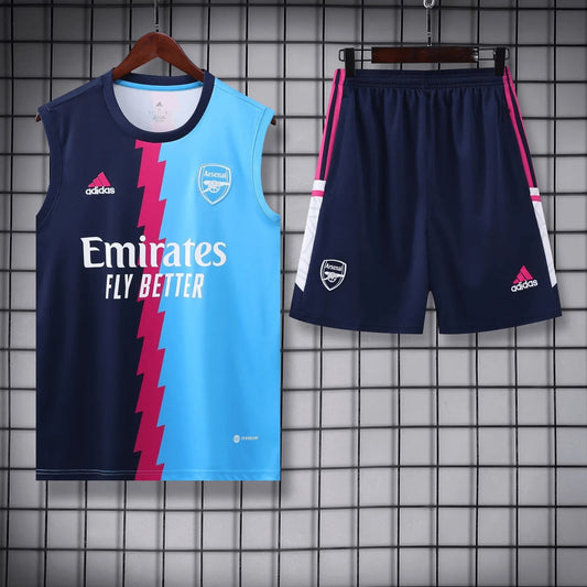 2023/2024 Arsenal pre-match training Wear Jersey+Shorts