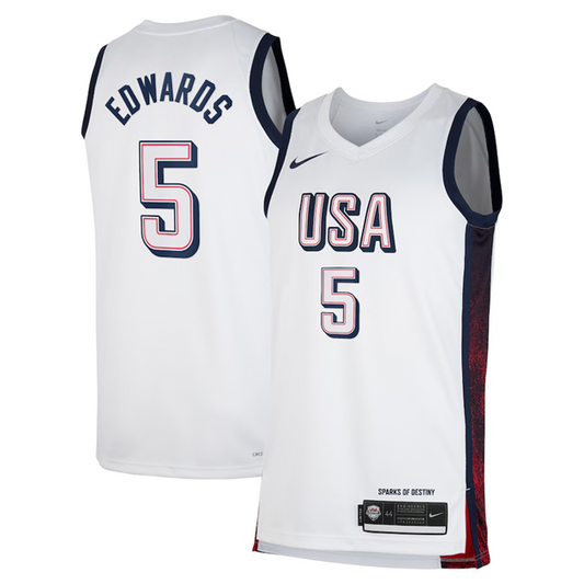 Anthony Edwards Team USA 2024 Olympics Jersey