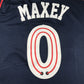 Herren Philadelphia 76ers Tyrese Maxey #0 Navy 2023/24 Swingman-Trikot – City Edition