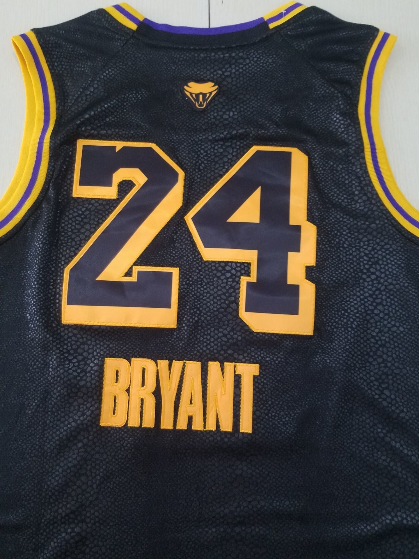 Men's Los Angeles Lakers Kobe Bryant #24 Black Player Jersey