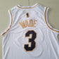 Men's Miami Heat Dwyane Wade #3 White Swingman Player Jersey