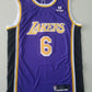 Lila NBA-Trikot der Los Angeles Lakers LeBron James #6 für Herren