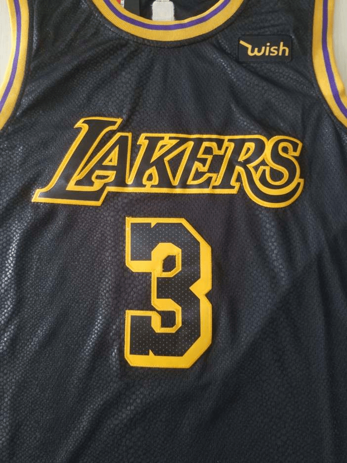 Anthony Davis Los Angeles Lakers Black City Edition Jersey