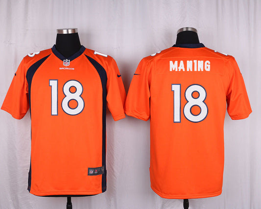 Denver Broncos Peyton Manning #18 Orange Jersey Men's Size