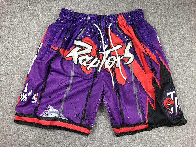 Men's Toronto Raptors Purple Swingman Pocket Shorts