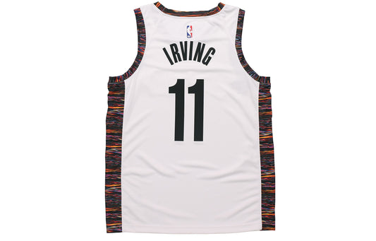 Nike NBA City Limited Trikot SW Fan Edition Saison 2019–2020 Brooklyn Nets Kyrie Irving 11 Weiß AV4622-102