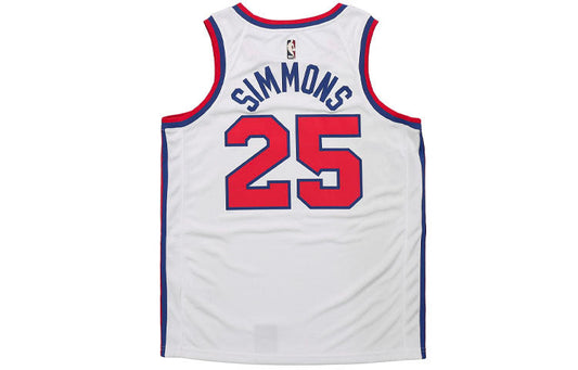 Nike NBA Retro Limited Trikot SW Fan Edition Philadelphia 76ers Simmons 2 Nr. 5 Weiß AV4509-102