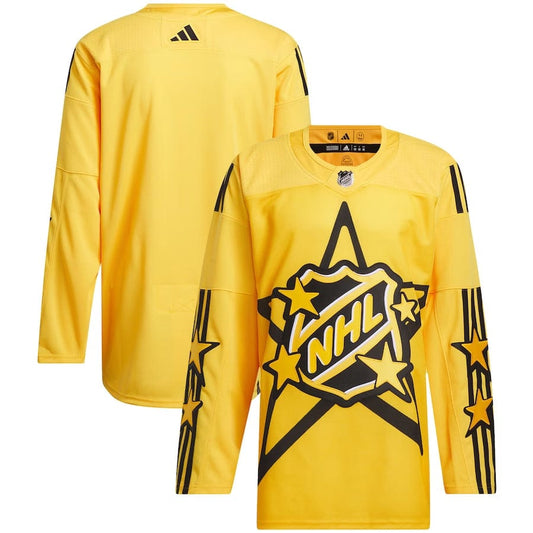 Men's 2024 NHL All-Star Game adidas x drew house Primegreen Authentic Jersey - Yellow