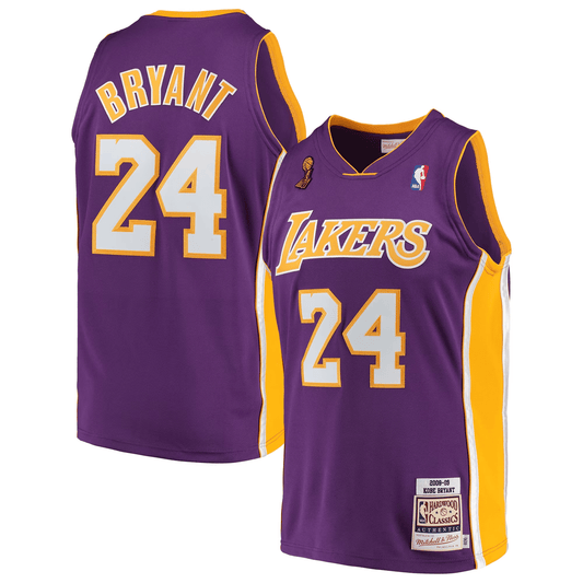 Kobe Bryant #24 Los Angeles Lakers Purple Throwback Jersey