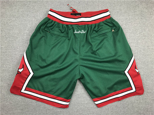 Men's Chicago Bulls Green Basketball Shorts