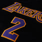 Men's Los Angeles Lakers Lonzo Ball #2 NBA Black Jersey
