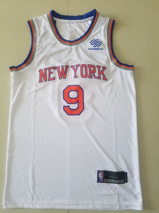 Weißes RJ Barrett NBA Draft 2019 First Round Pick-Trikot der New York Knicks für Herren