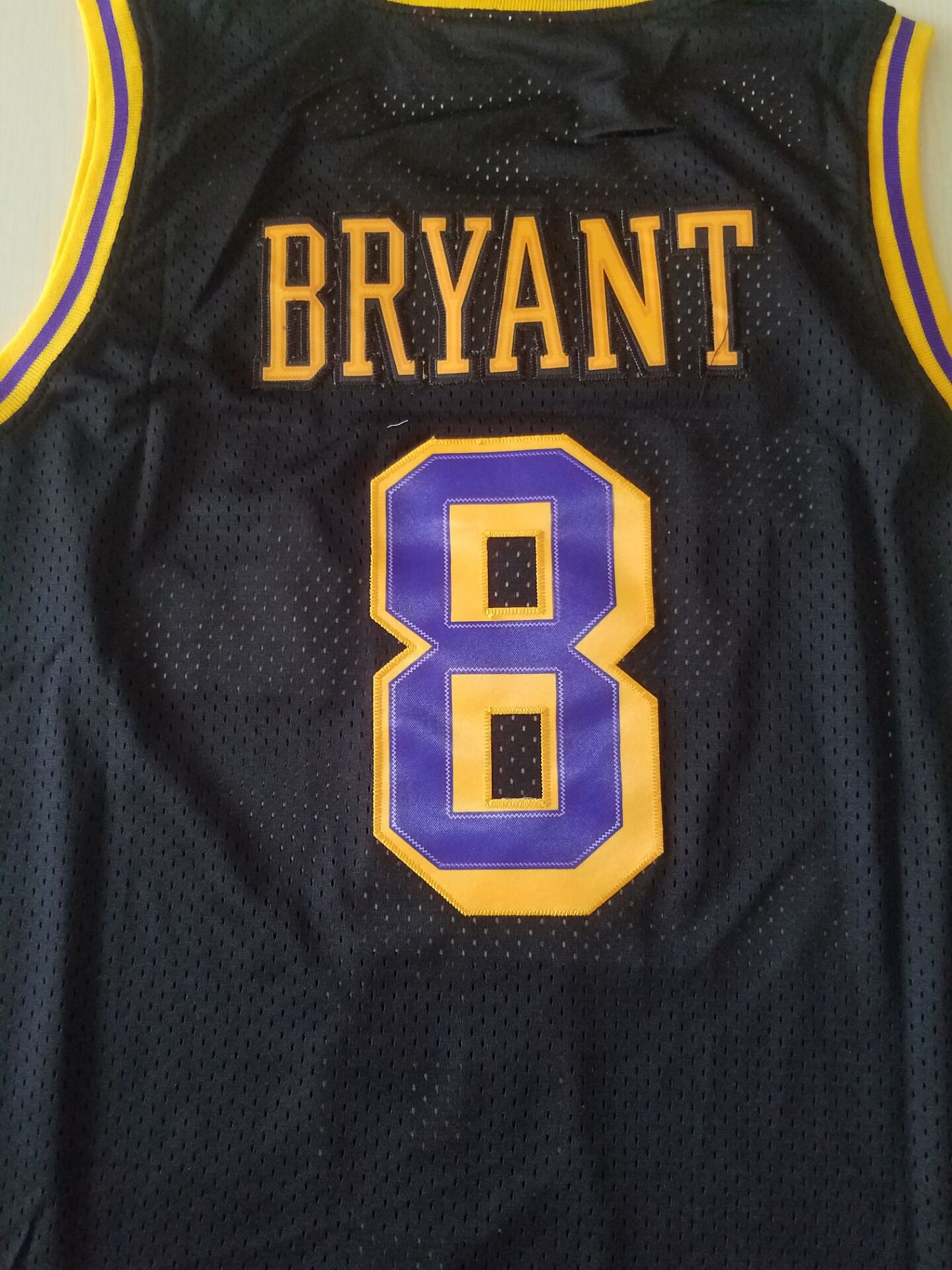 Men's Los Angeles Lakers Kobe Bryant #8 Black Classics Player Jersey