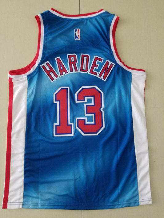 Men's Brooklyn Nets James Harden Light Blue 2020/21 Jersey - Classic Edition