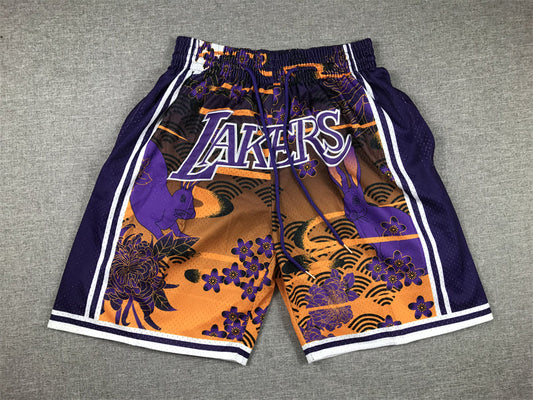 Men's Los Angeles Lakers Year of Rabbit Edition Pocket Shorts