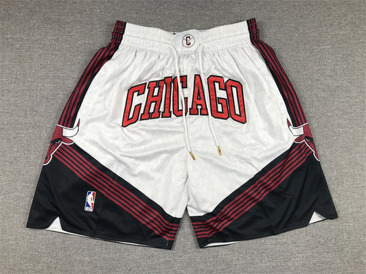 Men's Chicago Bulls White City Edition Basketball Shorts