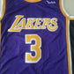 Men's Los Angeles Lakers Anthony Davis Purple #3 Swingman Jersey