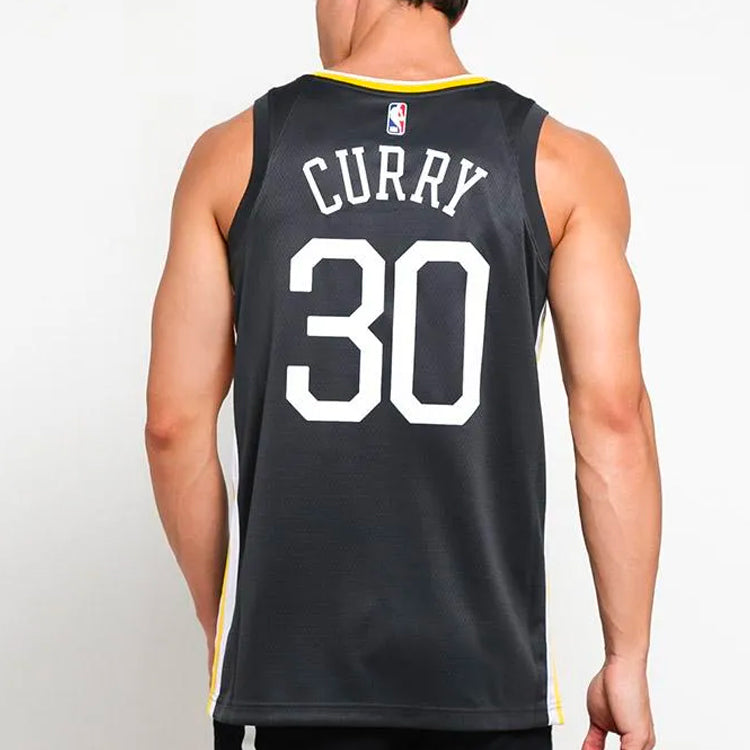 Nike NBA Stephen Curry Statement Edition Swingman Basketball Jersey SW Fan Edition Golden State Warriors Coal Black 877205-060