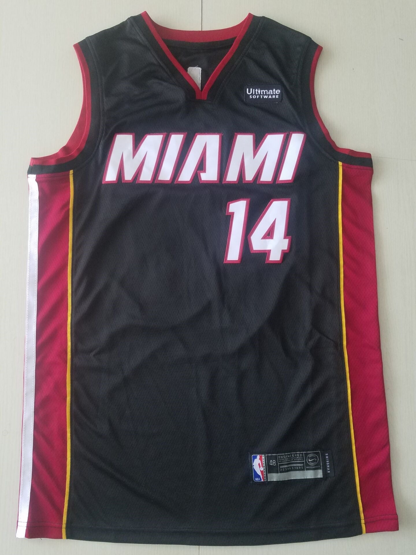 Miami Heat Tyler Herro #14 Black 2020/21 Swingman-Spielertrikot für Herren
