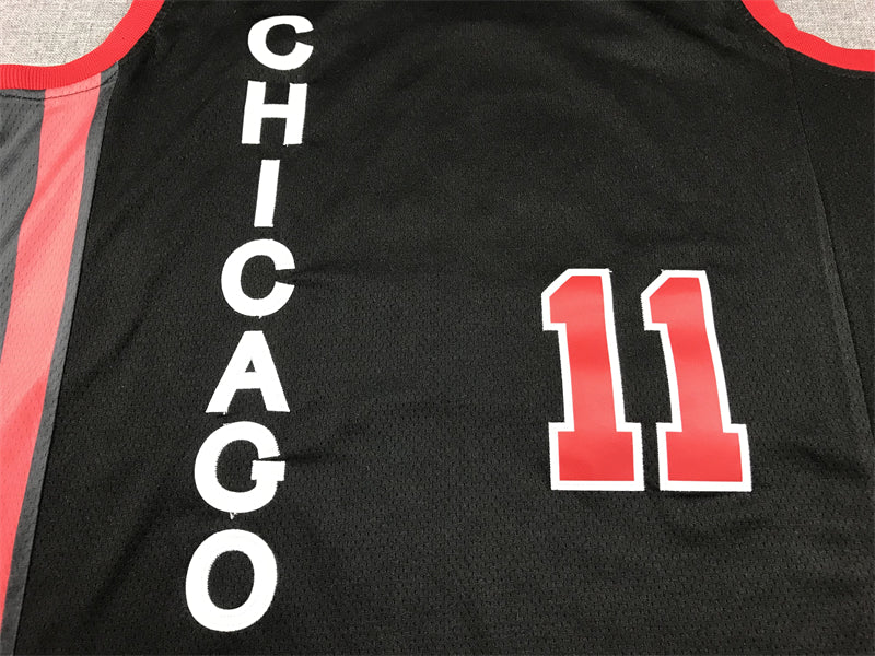 Men's Chicago Bulls DeMar DeRozan #11 Black 2023/24 Swingman Jersey - City Edition