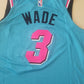 Men's Miami Heat Dwyane Wade #3 Blue Swingman Player Jersey
