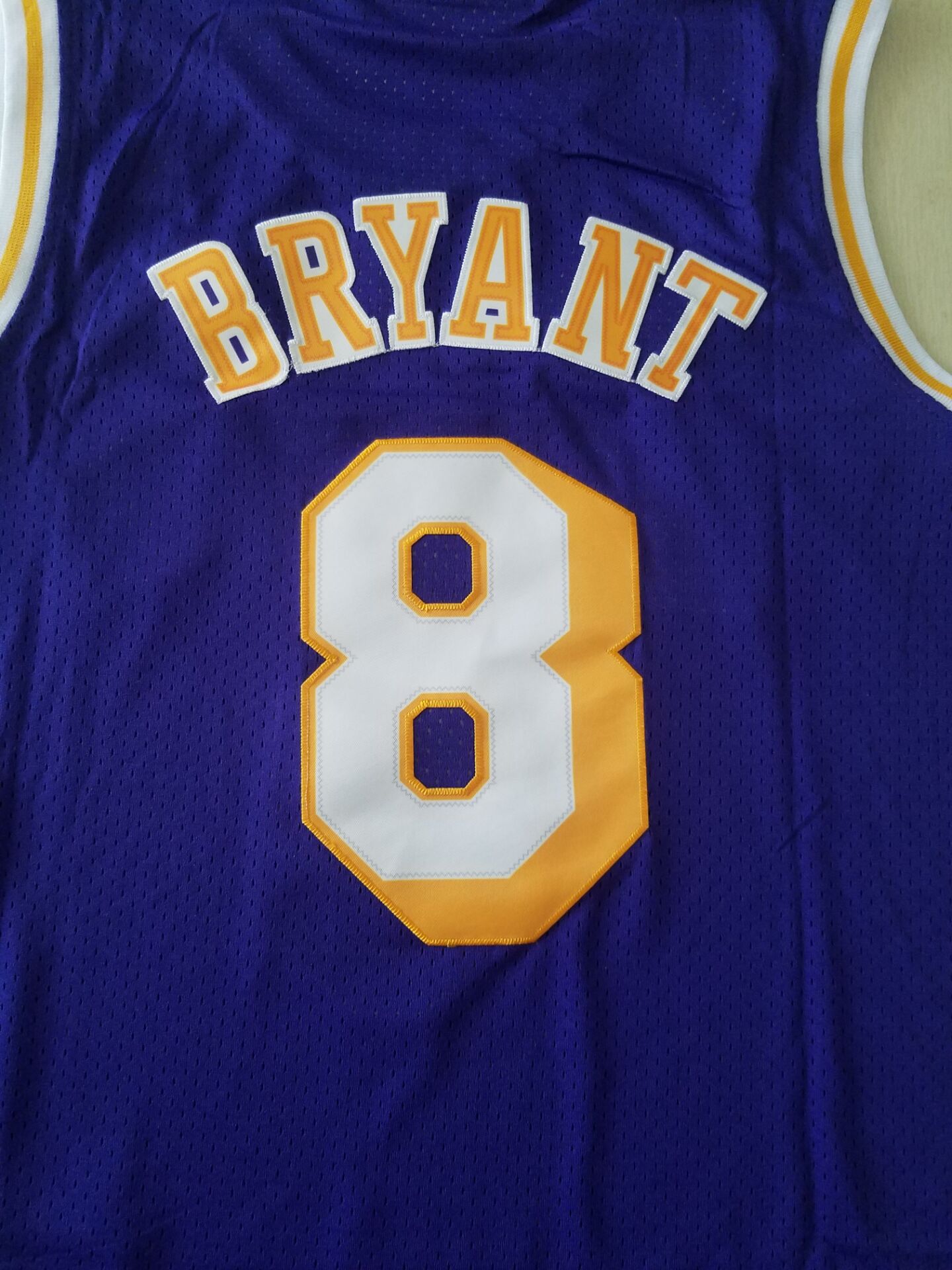 Men's Los Angeles Lakers Kobe Bryant 1996-97 Purple Hardwood Classics Authentic Jersey