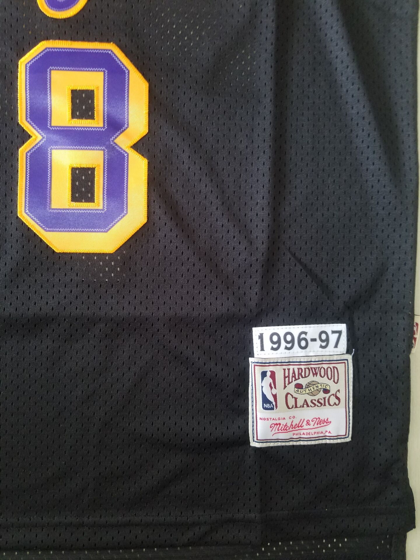 Men's Los Angeles Lakers Kobe Bryant #8 Black Classics Player Jersey