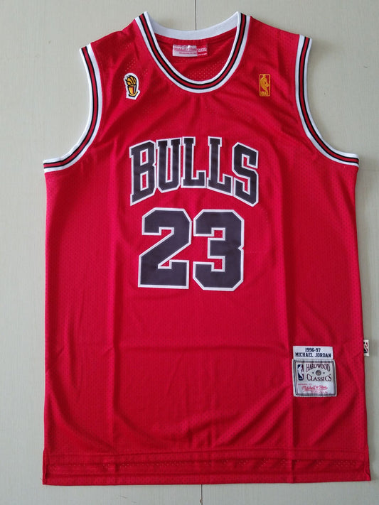 Men's Chicago Bulls Michael Jordan 1996-97 Hardwood Classics Swingman Jersey