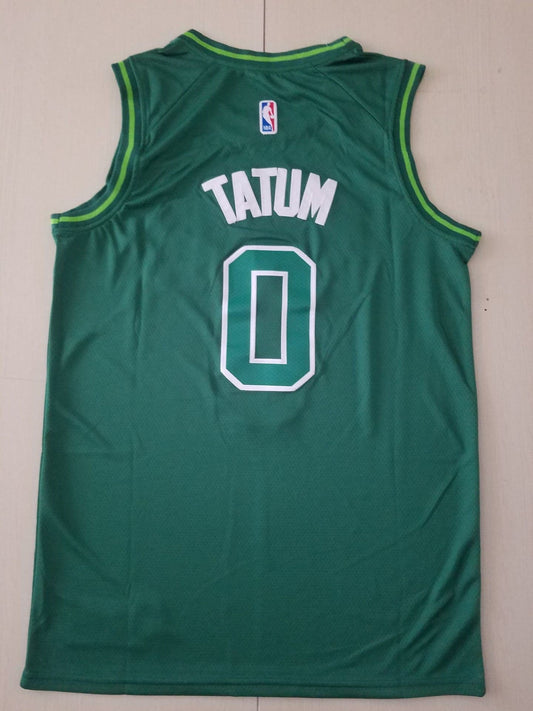 Men's Boston Celtics Jayson Tatum #0 Green Swingman Player Jersey