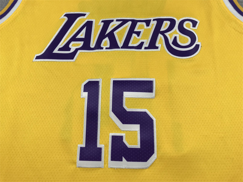 Men's Los Angeles Lakers Austin Reaves #15 Gold 2022/23 Swingman Jersey - Icon Edition