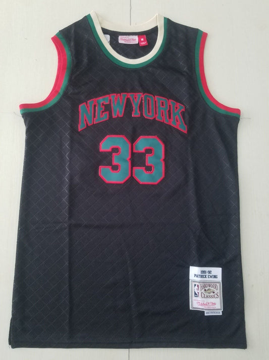 Men's New York Knicks Patrick Ewing 1991-92 Hardwood Classics Swingman Jersey