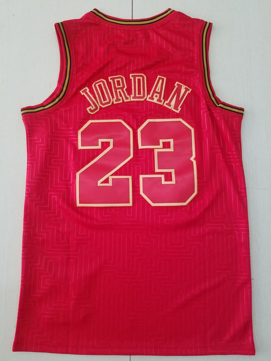 Men's Chicago Bulls Michael Jordan Red 1997-98 Hardwood Classics Swingman Jersey