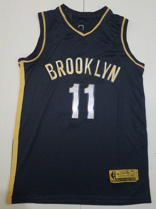 Schwarzes Swingman-Spielertrikot der Brooklyn Nets Kyrie Irving 2020/21 für Herren