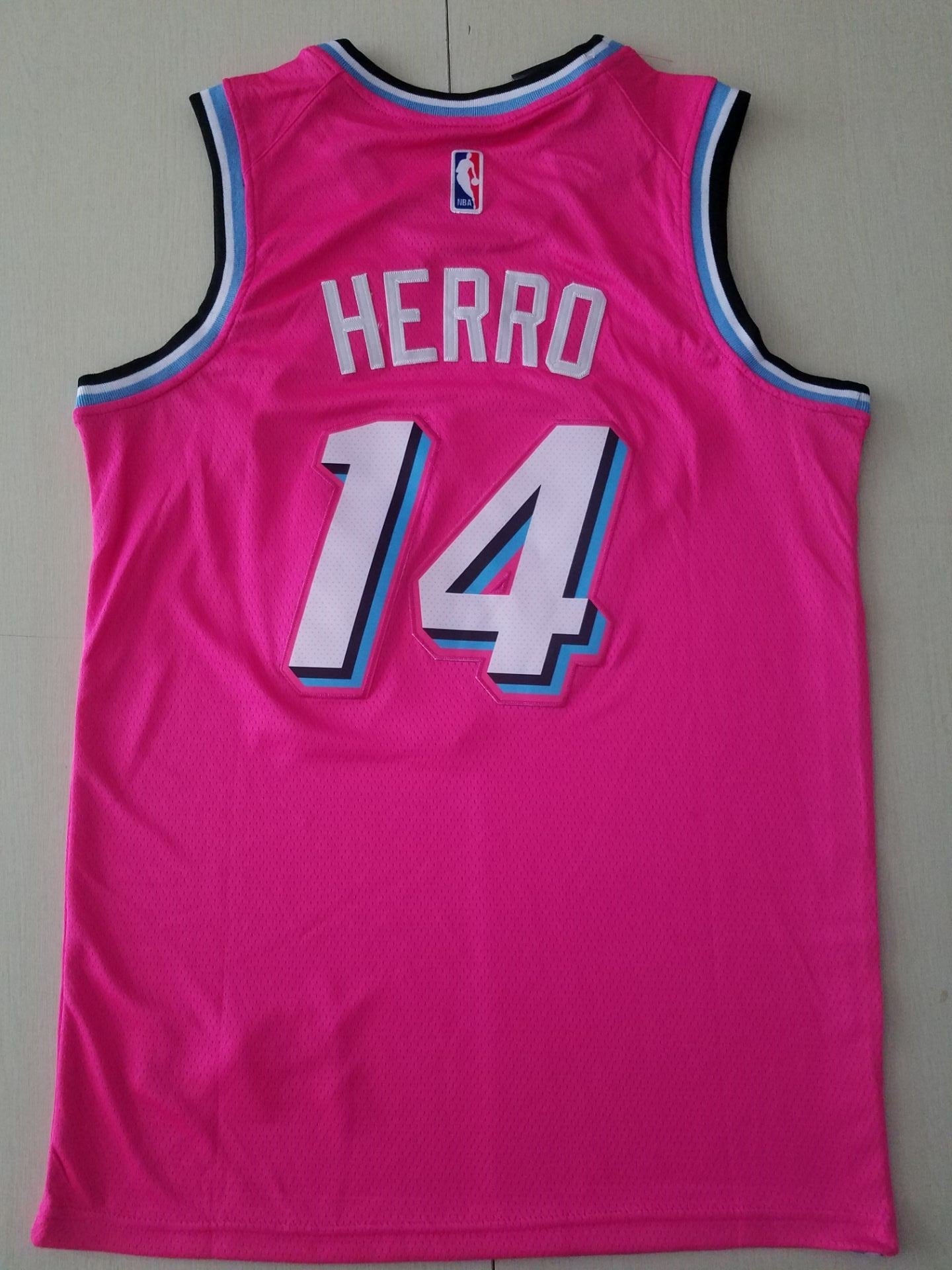 Men's Miami Heat Tyler Herro #14 Pink 2020/21 Swingman Jersey