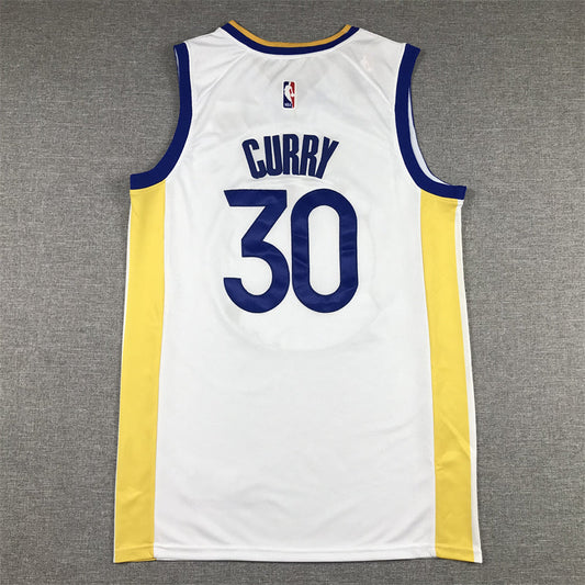 Men's Golden State Warriors Stephen Curry #30 White 2022/23 Swingman Jersey - Association Edition