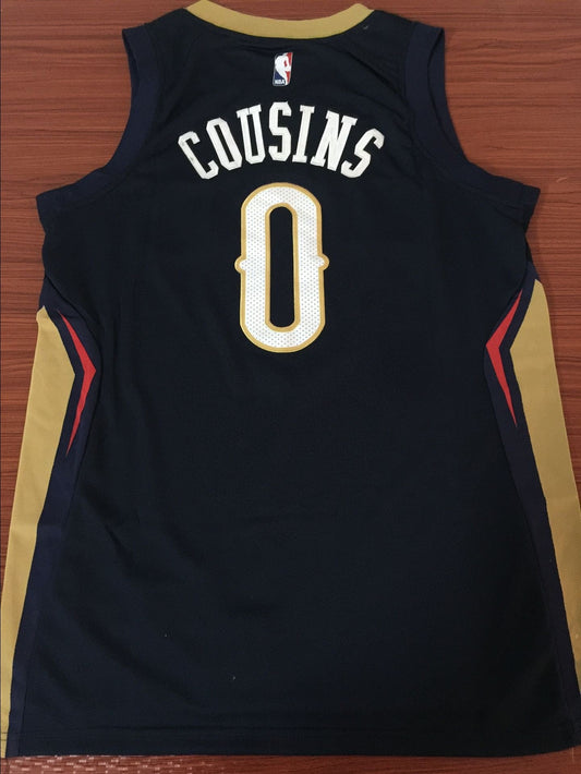Dunkelblaues Replika-Trikot der New Orleans Pelicans DeMarcus Cousins ​​#0 NBA für Herren