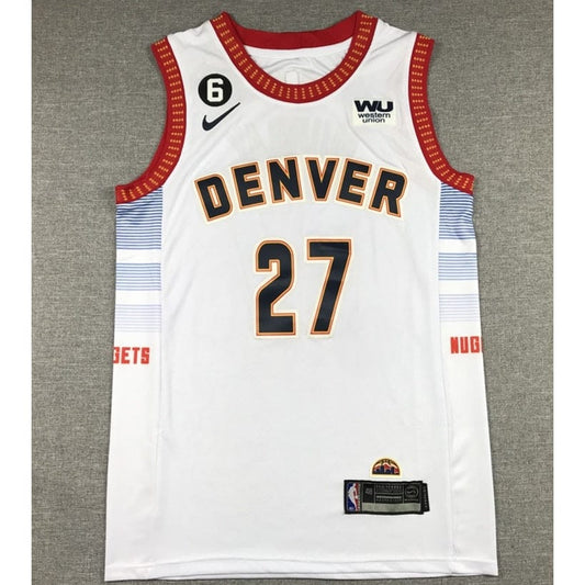 Denver Nuggets 27 Jamal Murray City-Trikot mit Stickerei 