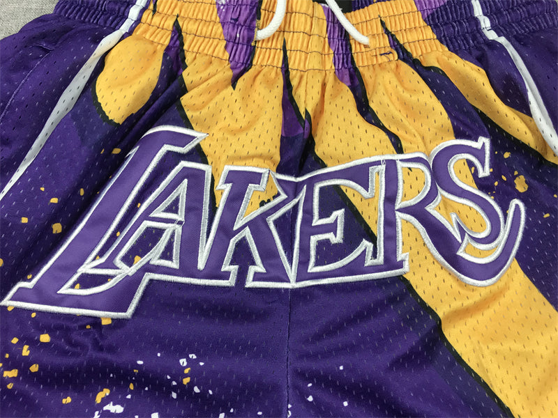 Men's Los Angeles Lakers Purple Swingman Pocket Shorts