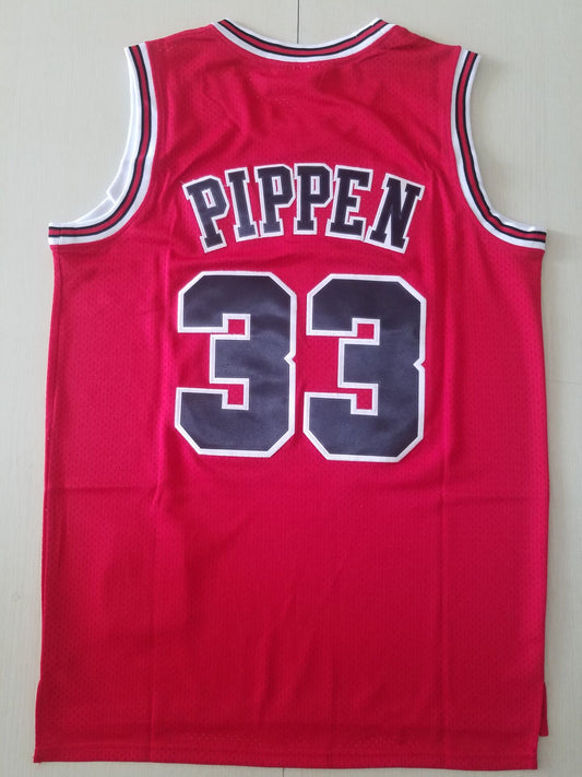 Men's Chicago Bulls Scottie Pippen 1997-98 Red Hardwood Classics Swingman Jersey